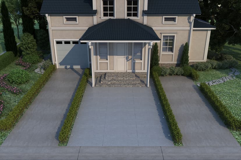 Entrance of precast concrete