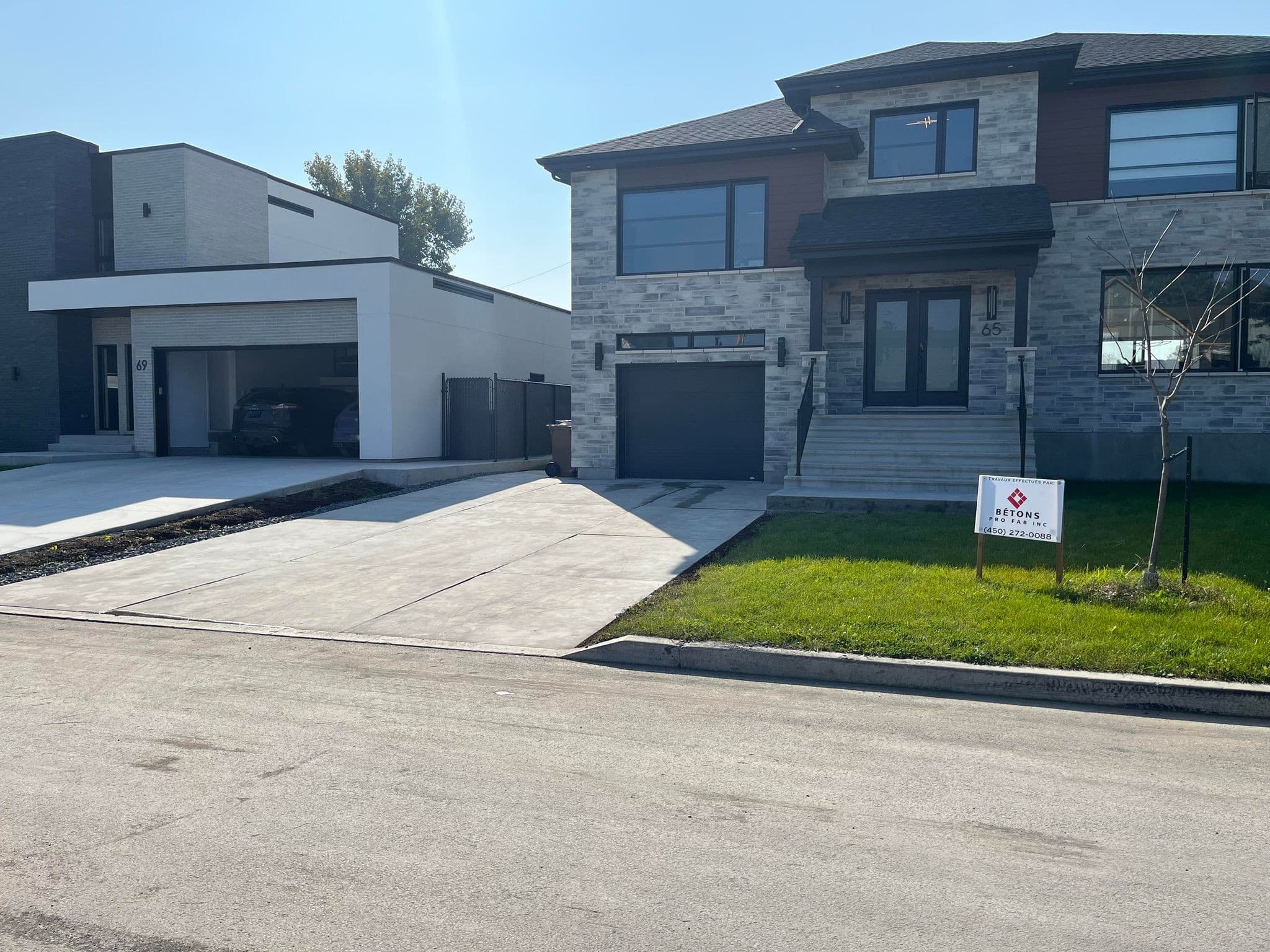 Entrance of precast concrete